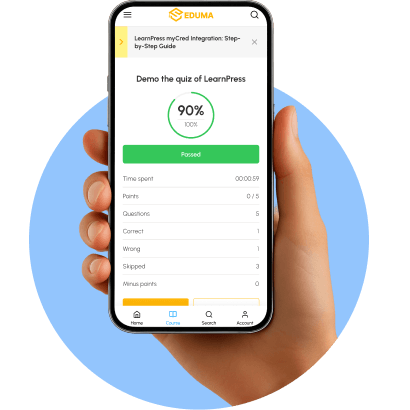 Eduma mobile app